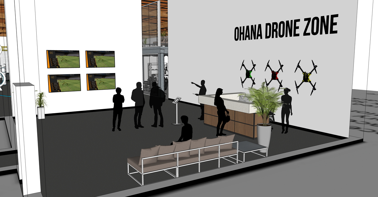 Ohana Drone Zone - Exterior Reception